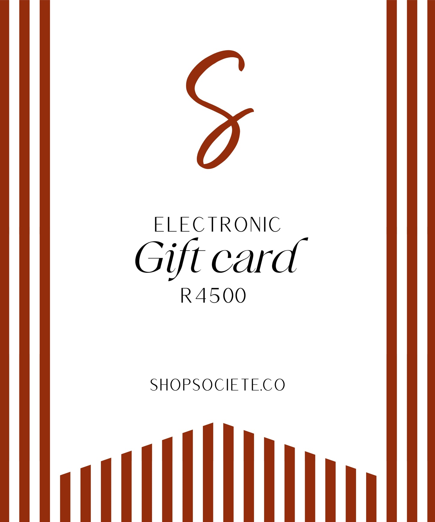 Société by Giorgio Gift Card
