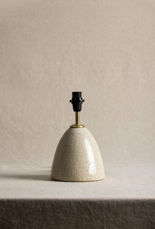 Ceramic lamp base - Textured Oatmeal