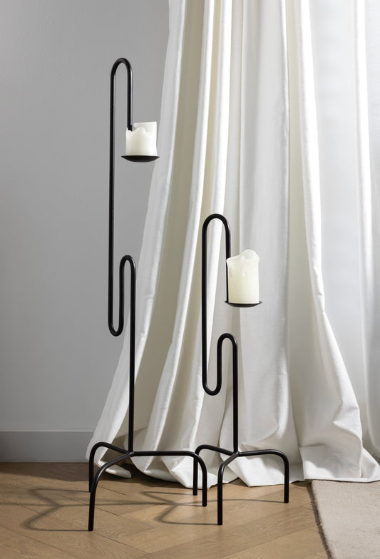 Modern Candle Holders - Set of Two