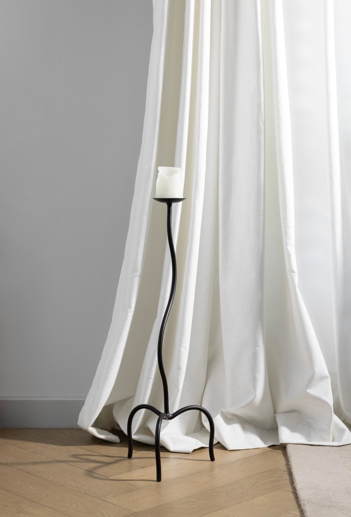 Curved Candle Holders - Set of Two