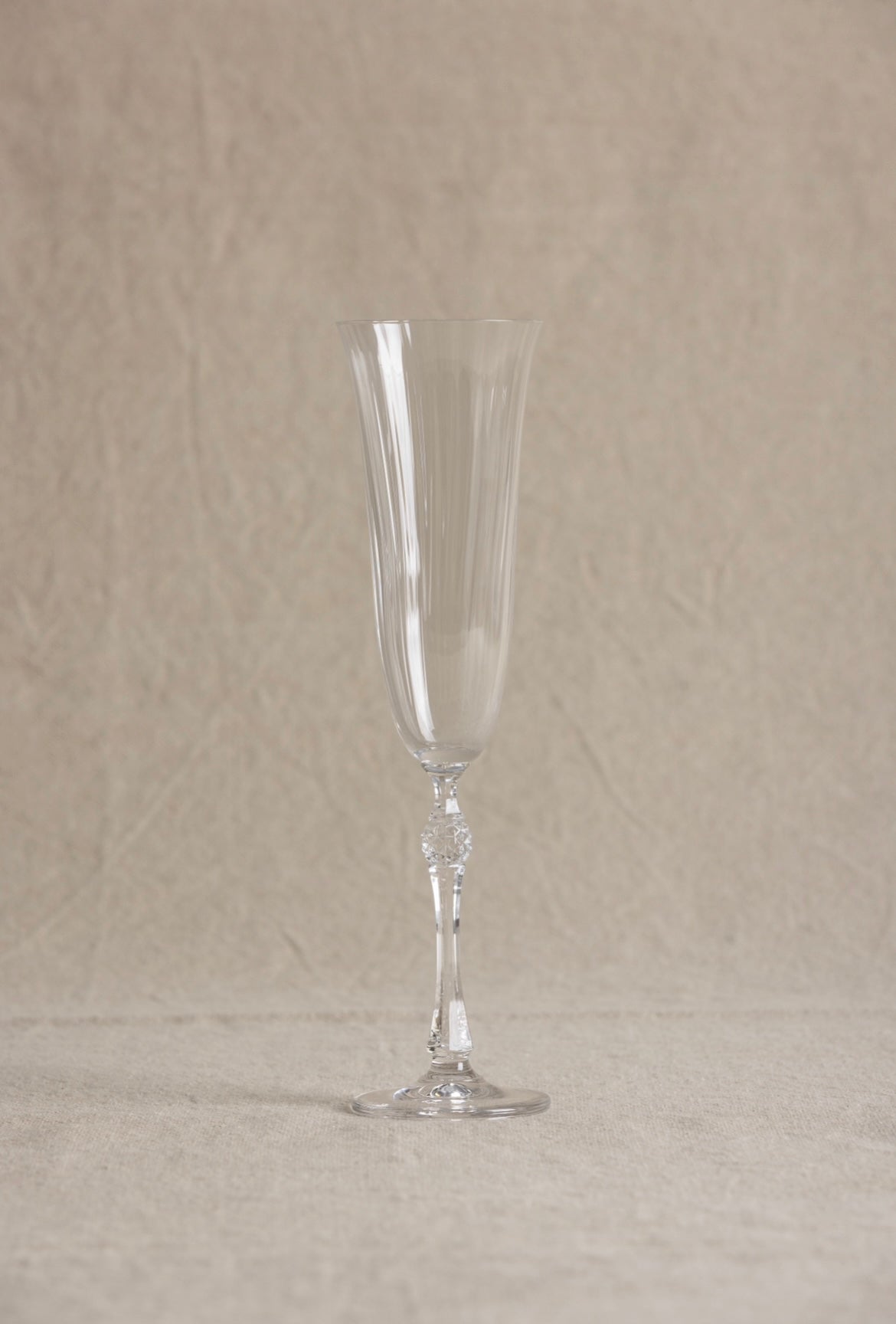 Bohemia Crystal Parus Optic Champagne Flute – Set of 6