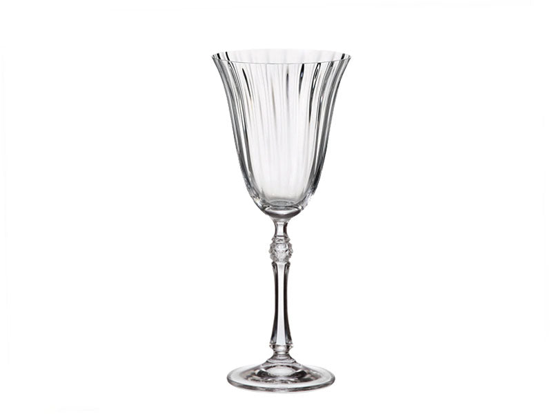Bohemia Crystal Parus Optic Red Wine Glass – Set of 6